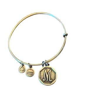 Alex and Ani “M” Initial Bracelet